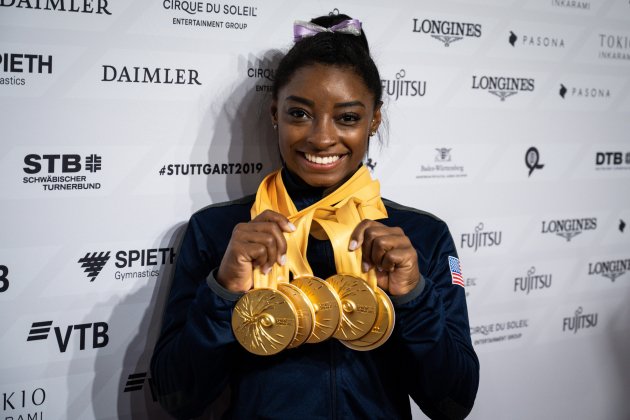 simon biles medalles Stuttgart EFE