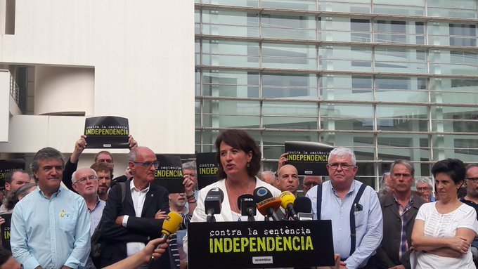 ANC: "L'objectiu de la sentència és criminalitzar el moviment independentista"