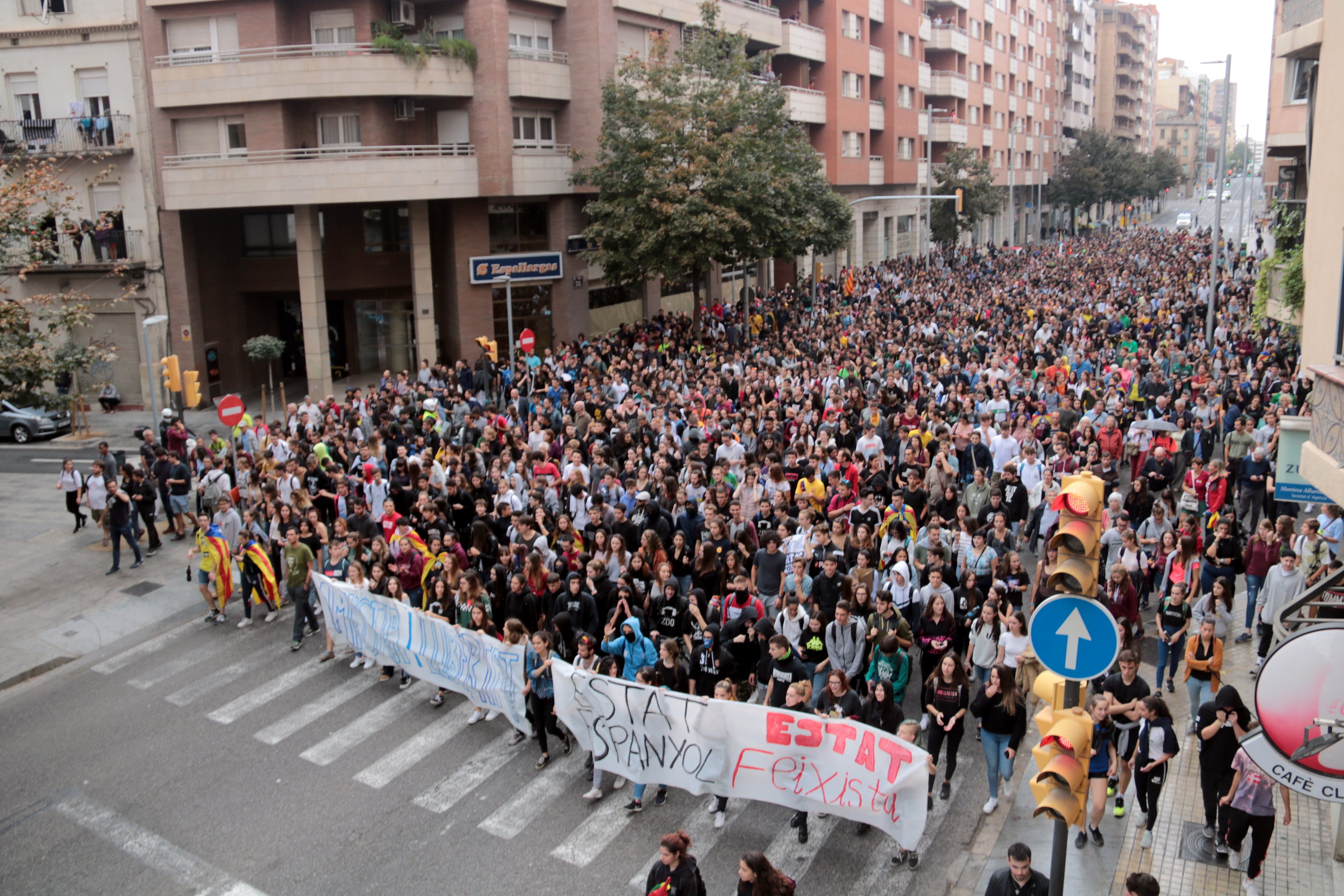 manifestación Lleida 14 O sentencia ACN