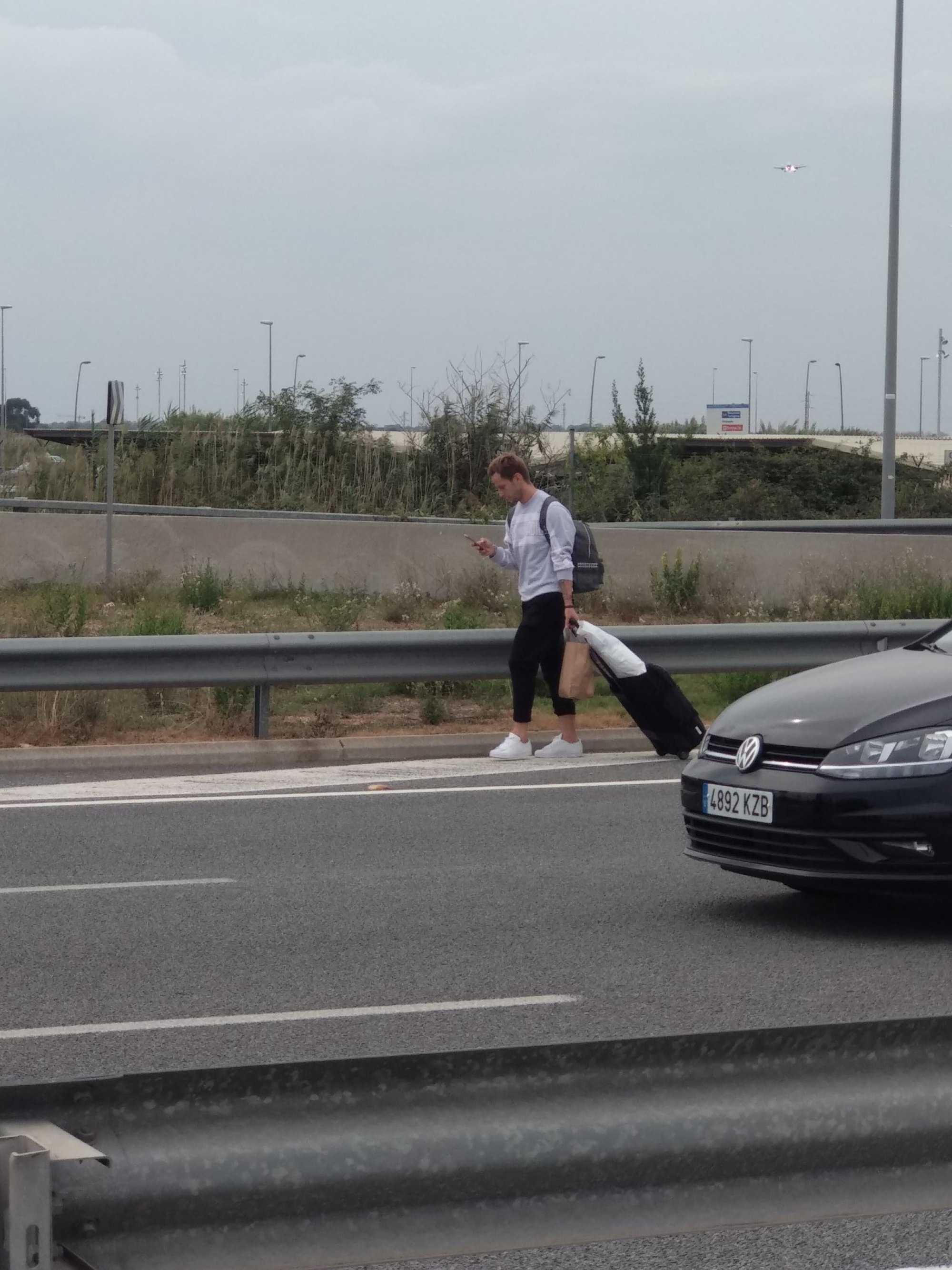 Rakitic, un dels afectats per la mobilització a l'aeroport