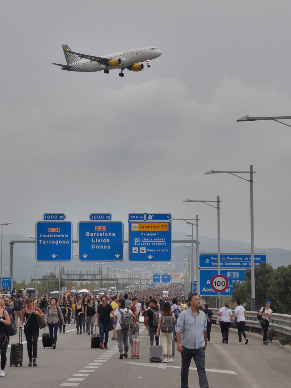 aeroport elprat tsunami democratic