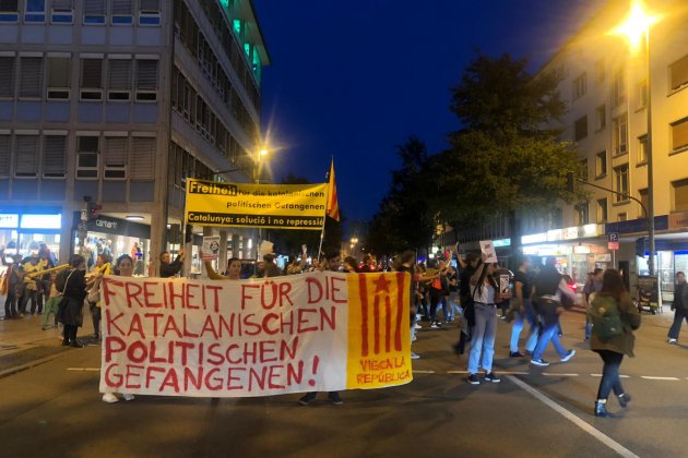 Manifestacio Frankfurt sentencia proces - Eli Aguilar