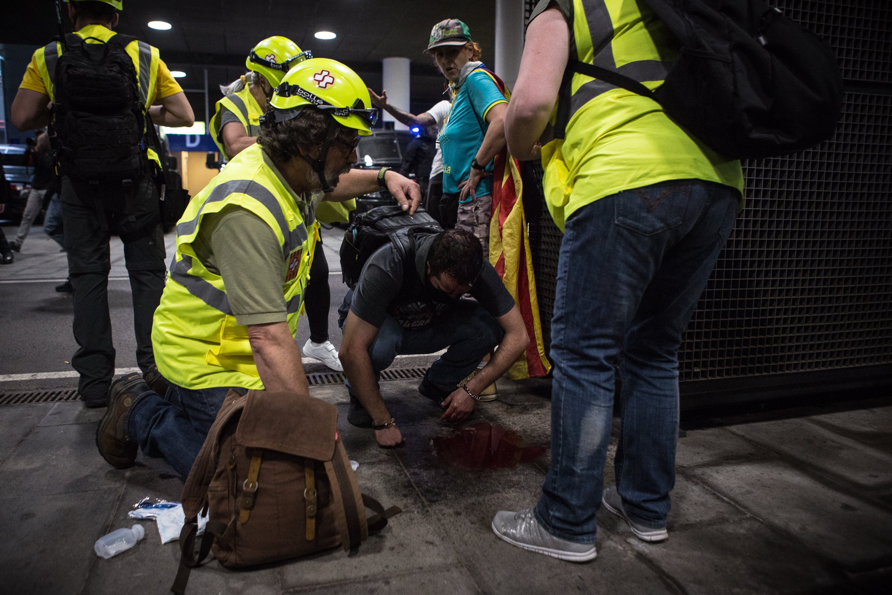 Dinou hospitalitzats, un en estat molt greu i dues pèrdues d'un ull, en les protestes
