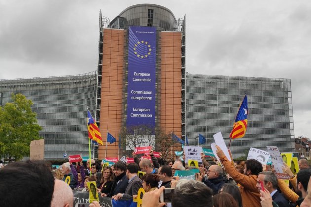 Protesta Brussel·les llibertat presos