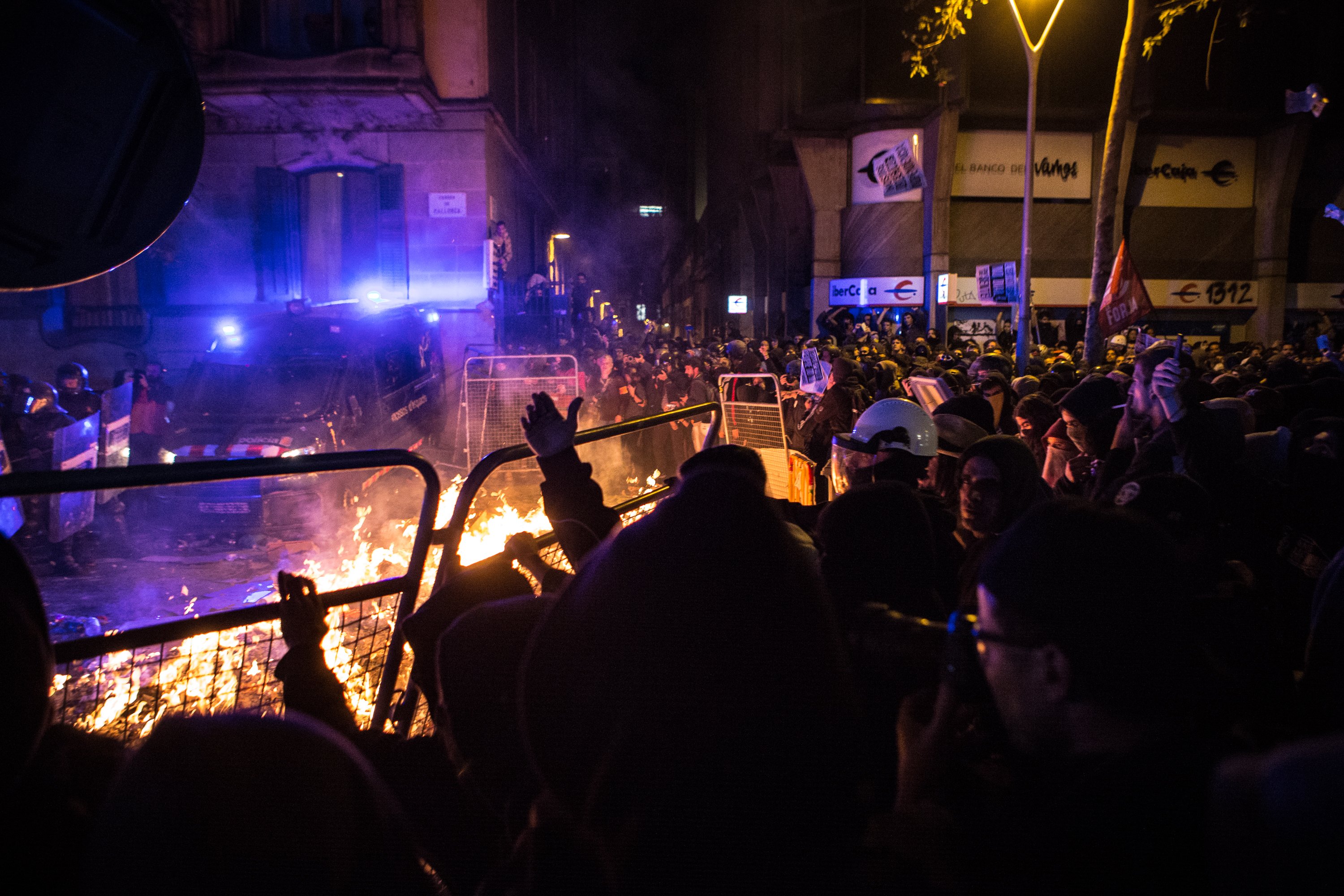 Balance de los disturbios: 30 detenidos por todo Catalunya