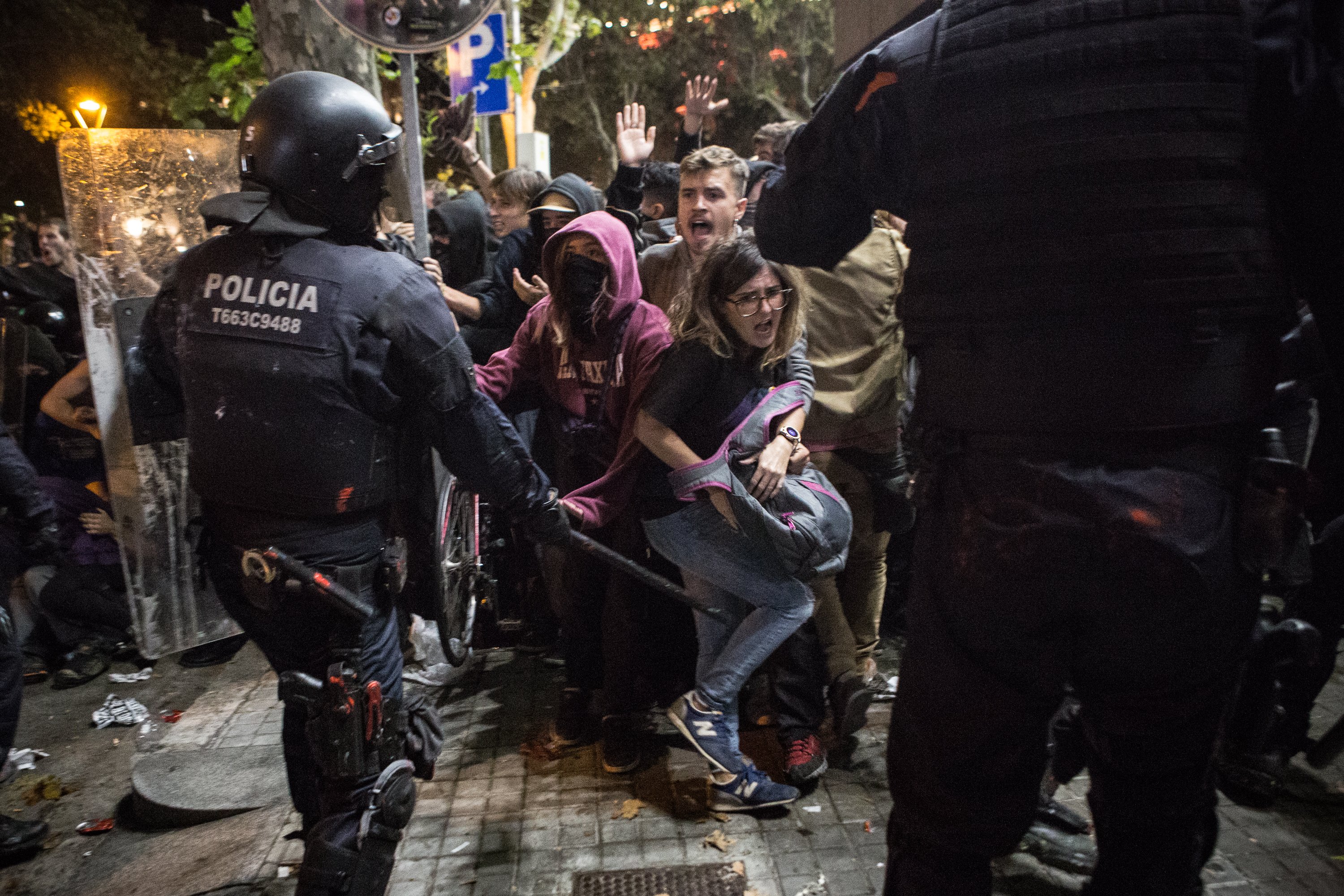 CDR: "L'única violència que hem patit les darreres hores és la policial"