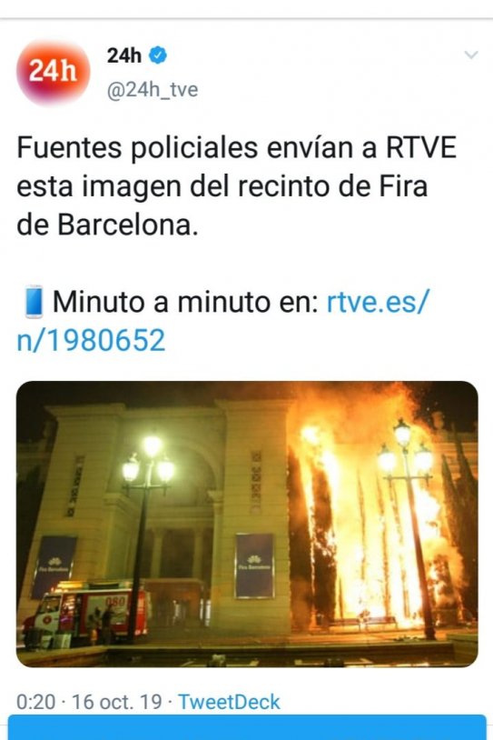 Canal 24h TVE bulo imágenes