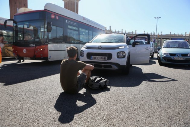 Manifestació estudiants plaça espanya  sentència   Sira Esclasans