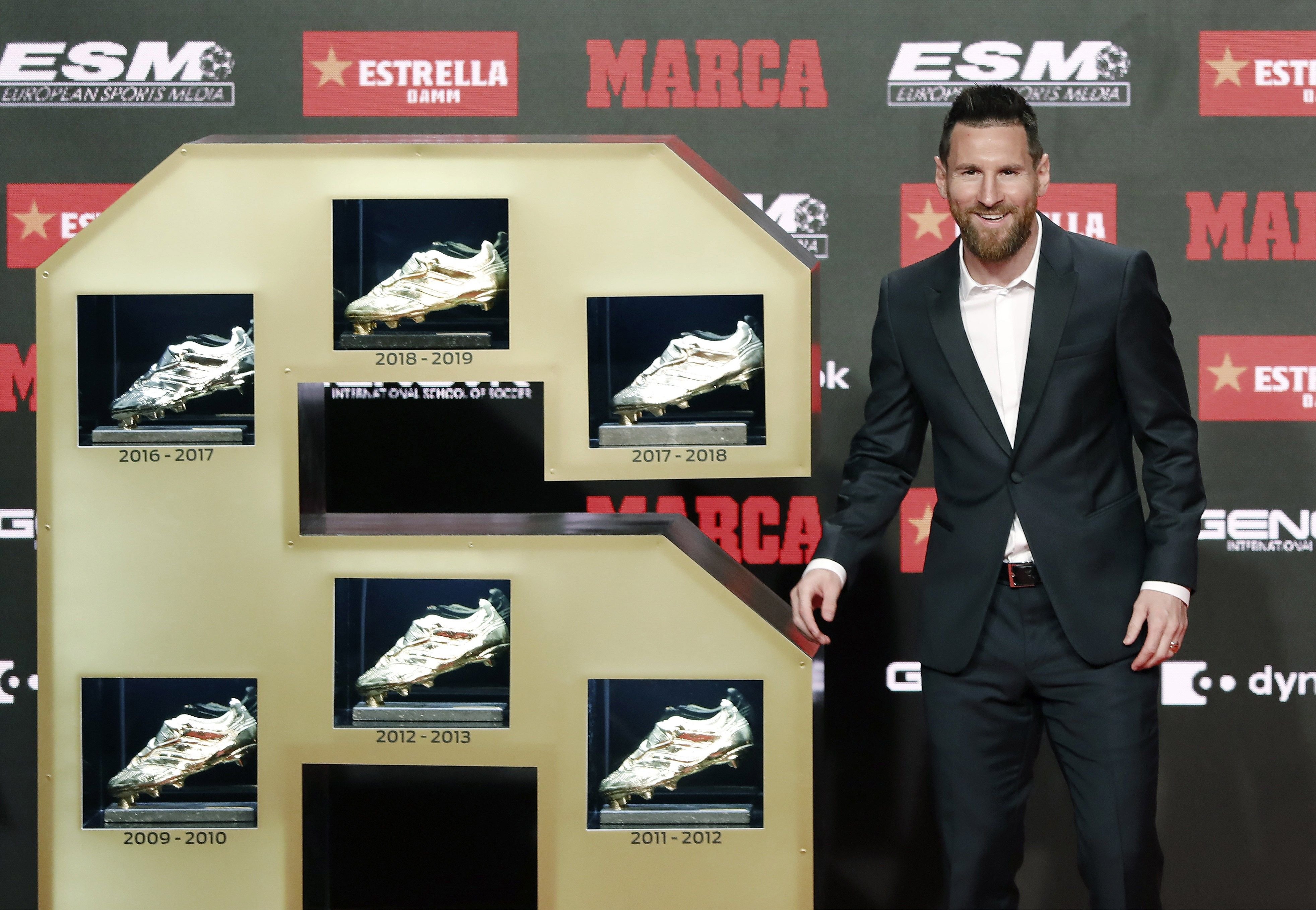 Messi nunca se detiene y ya celebra la sexta Bota de Oro