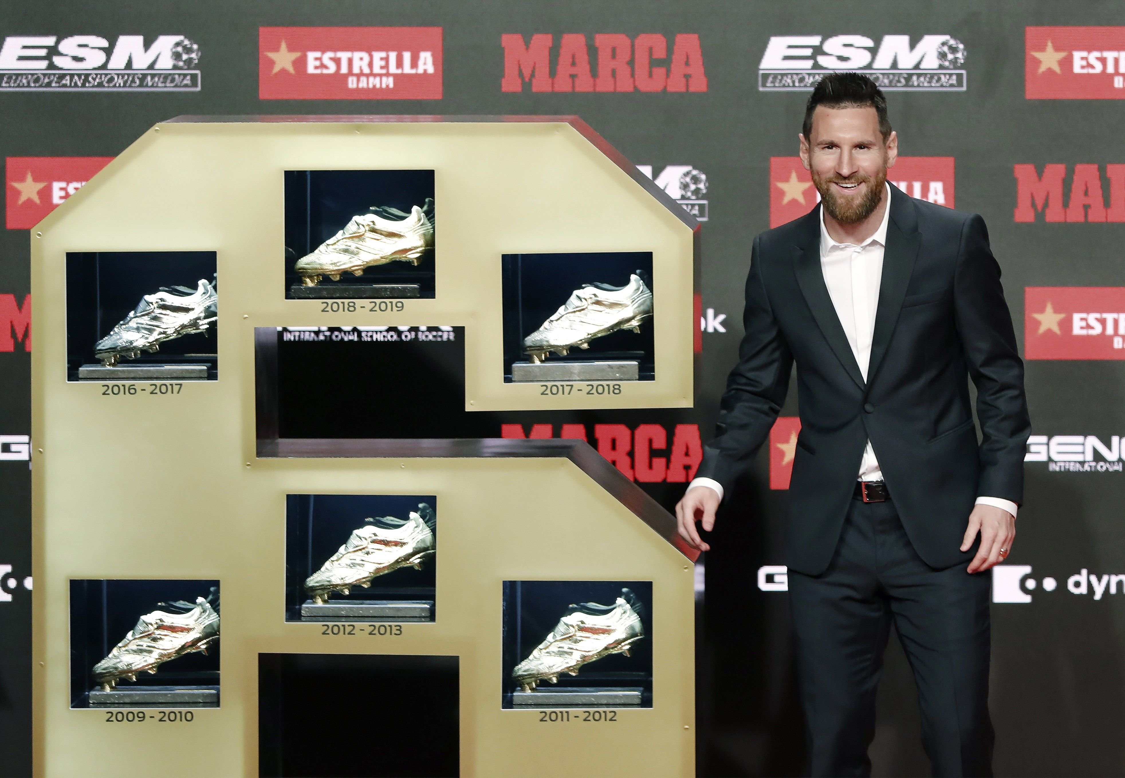 Messi no s'atura mai i ja celebra la sisena Bota d'Or