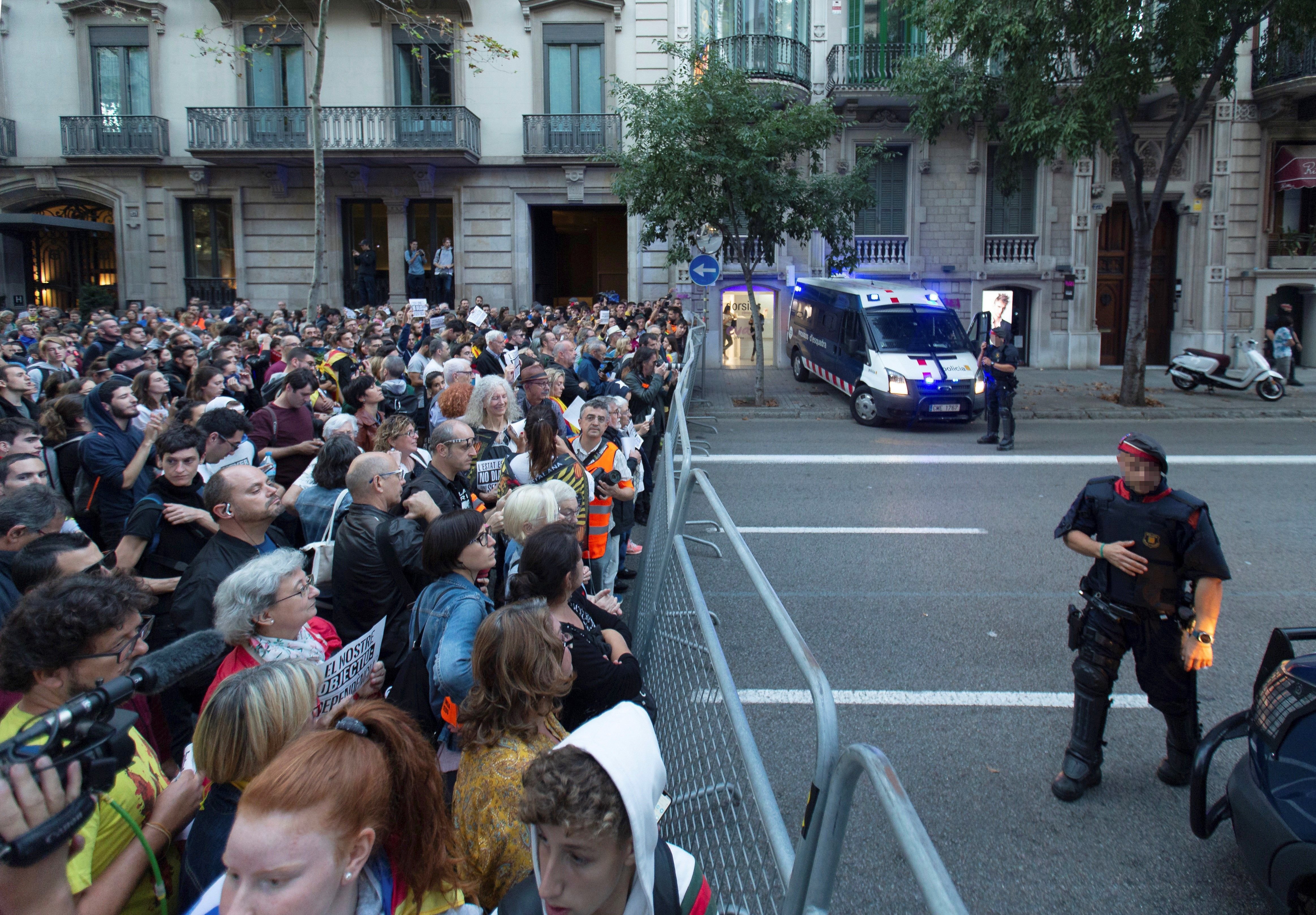 Alerta del departamento de Estado de EE.UU. por las manifestaciones en Catalunya