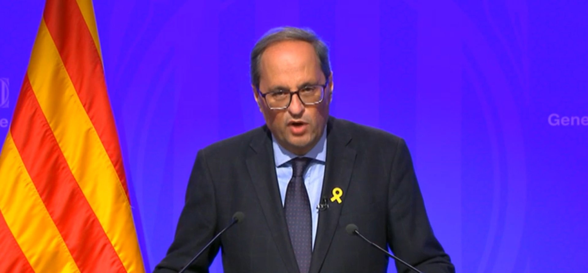Torra s'adreça al carrer en flames: "Això s'ha d'aturar ara mateix"