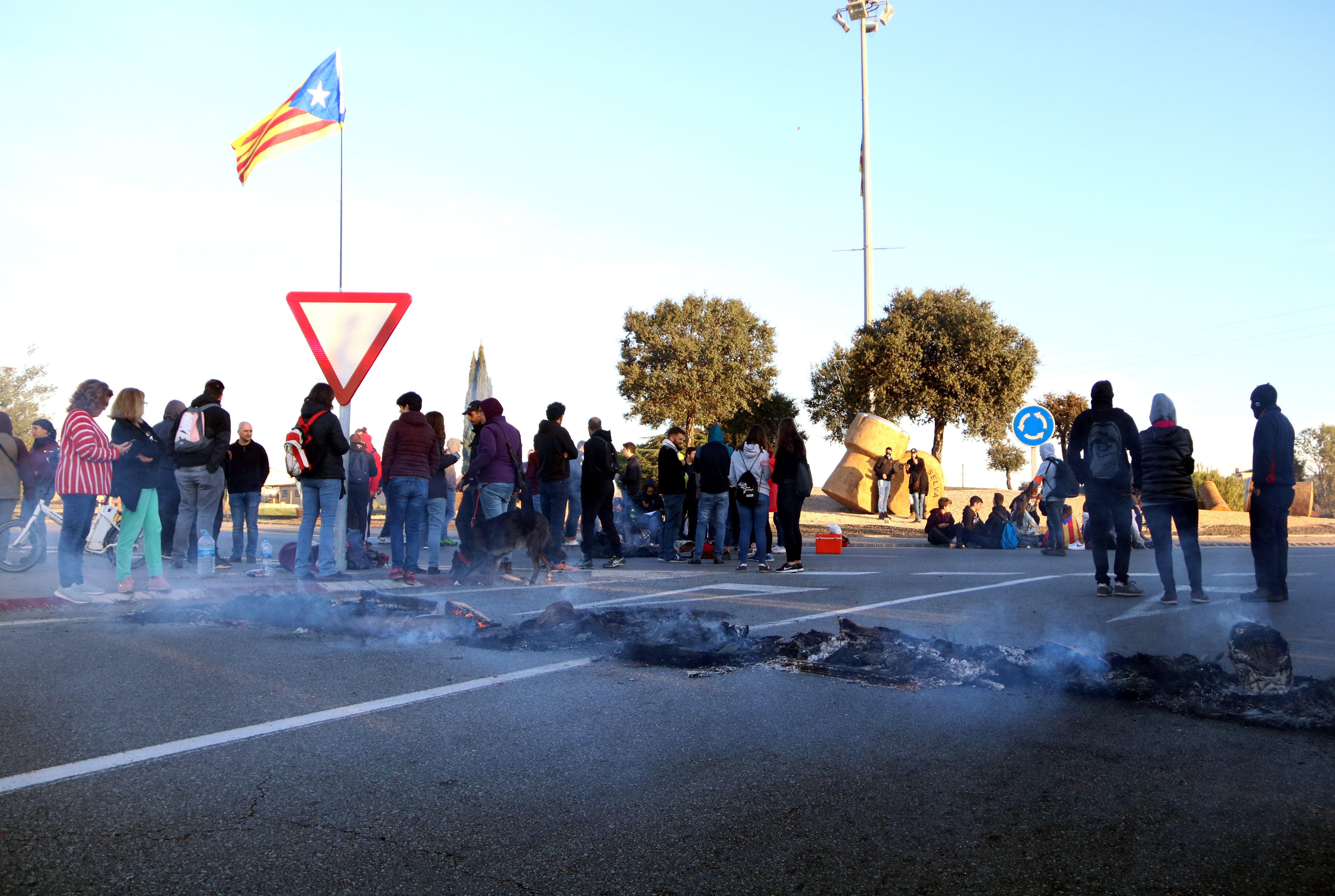 Cuarta jornada de cortes en las carreteras catalanas