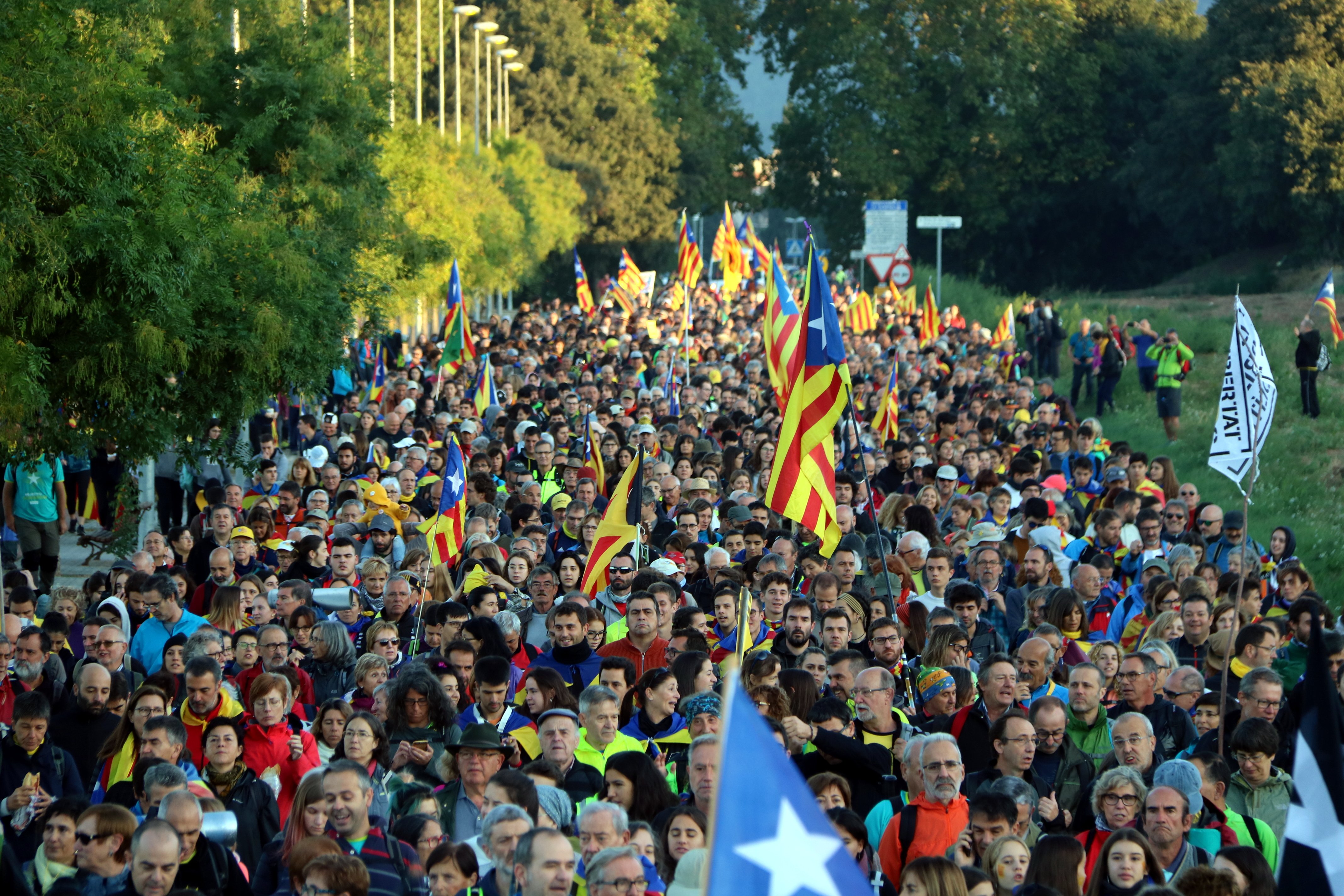 Les Marxes per la Llibertat apleguen milers de persones en la segona jornada
