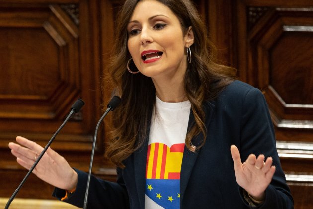 Lorena Roldán agresiva Parlamento EUROPA PRESS