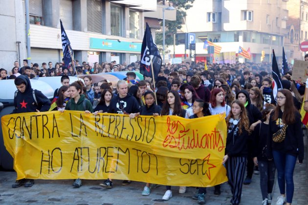 Manifestació estudiants Girona 17O ACN
