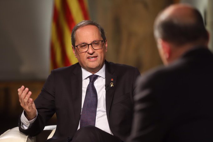 Torra ignora les crítiques internes: "Em veig amb força per avançar en l'autodeterminació"