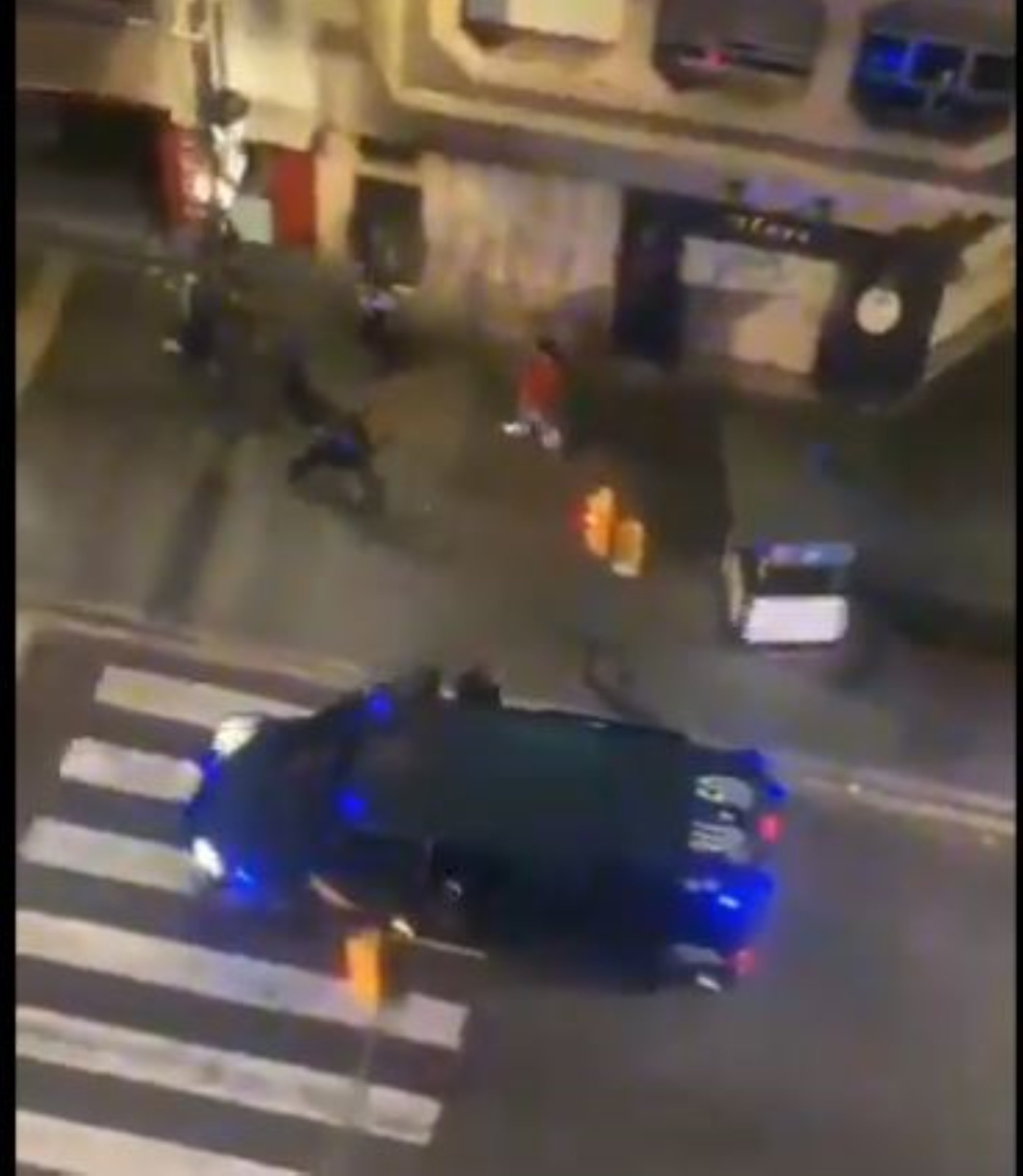 Actuación polémica de la policía española en Tarragona