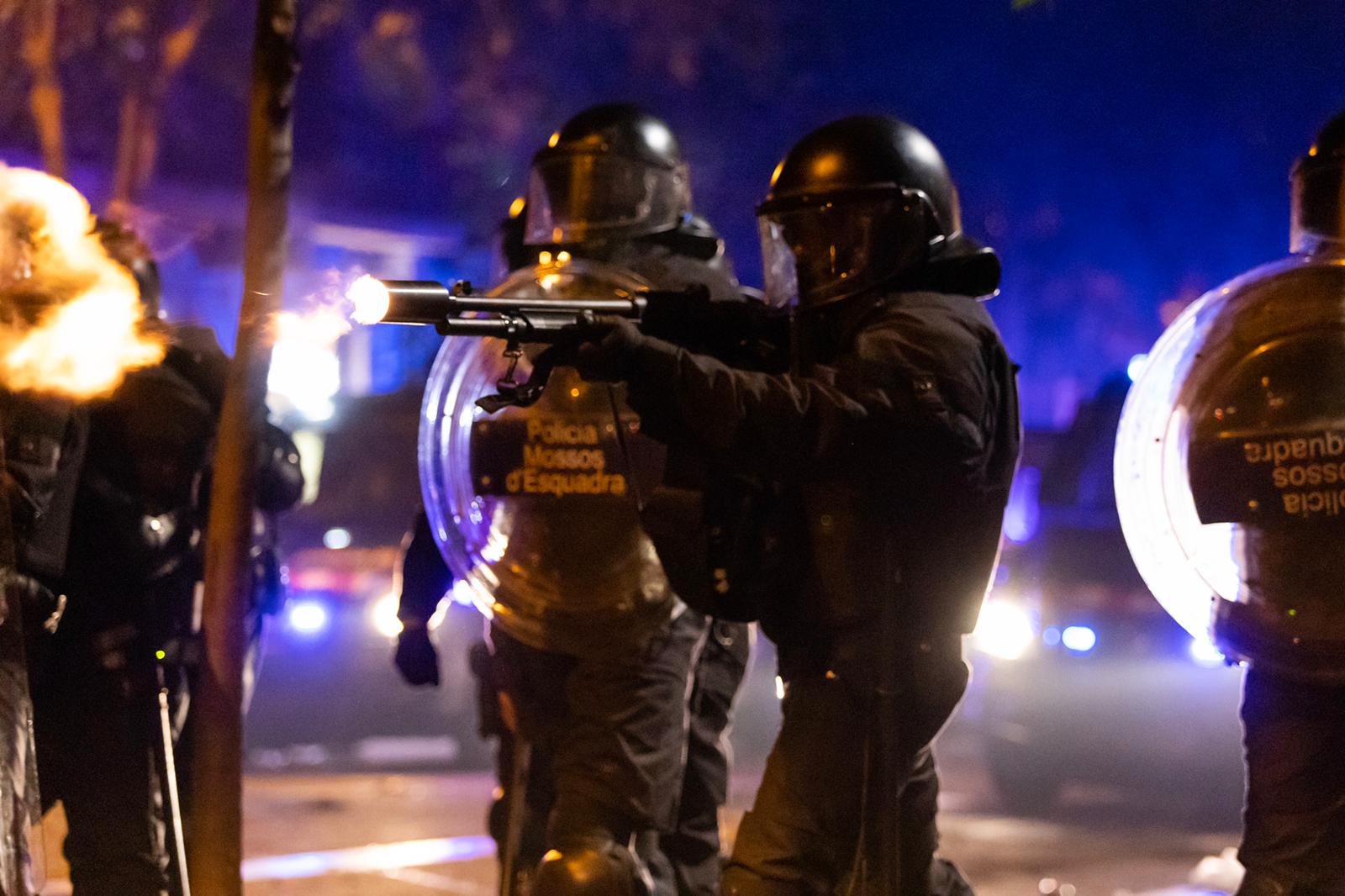 Dinou detinguts durant les protestes d'aquest dijous