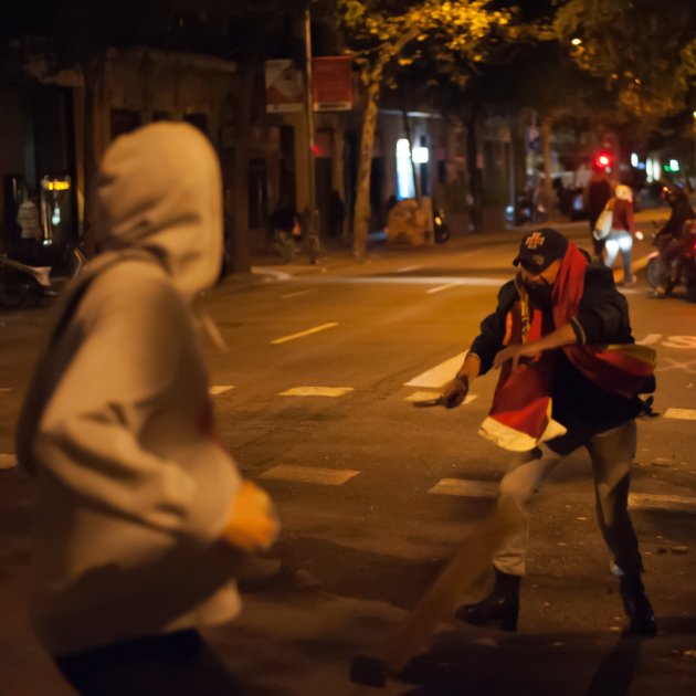 feixista amb matxet ganivet aldarulls sentencia Barcelona El Nacional