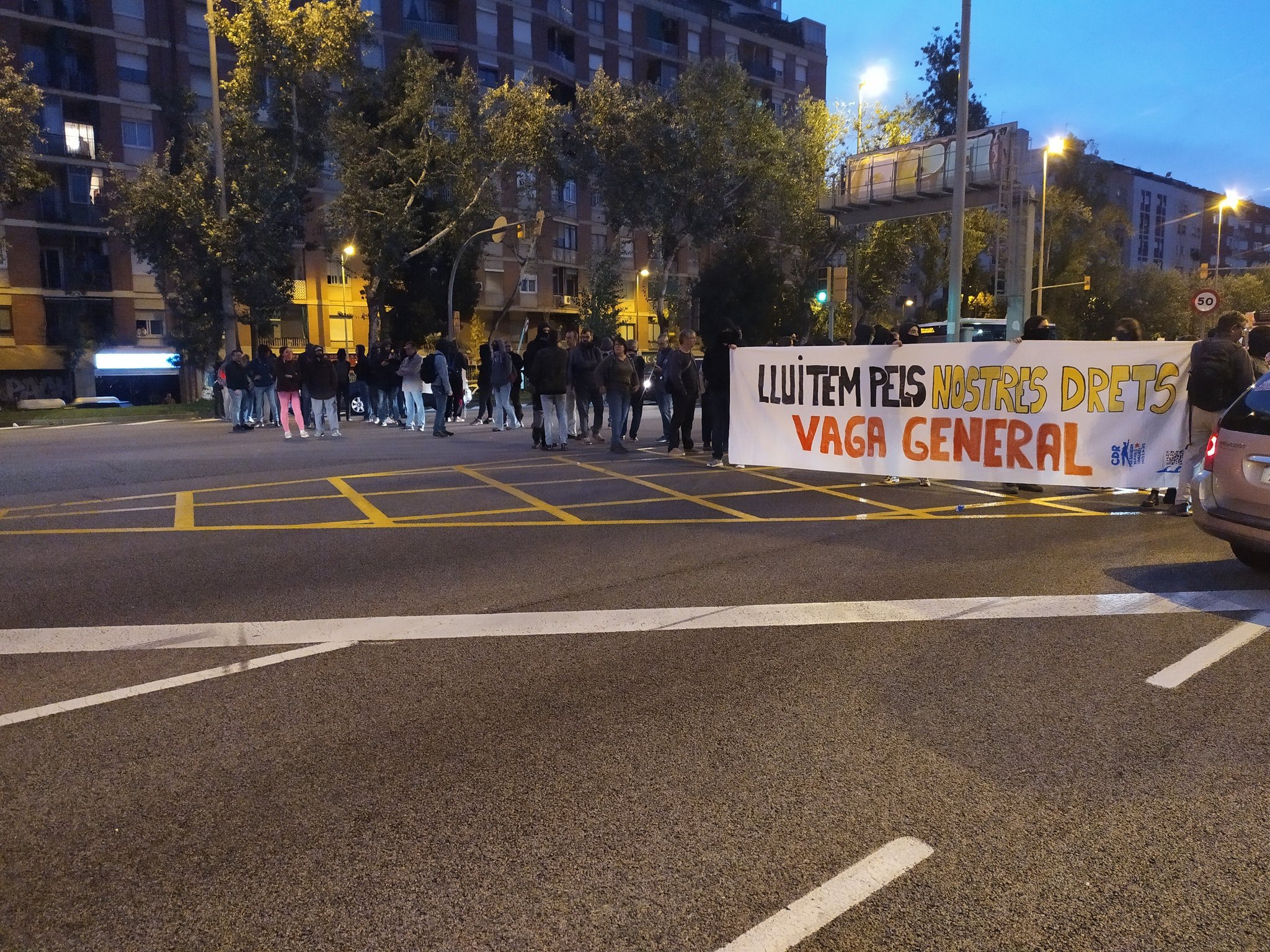 Cortes en los principales accesos a Barcelona