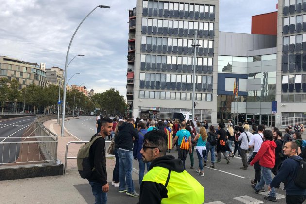 Piquet Plaça Espanya - Pau Cusí