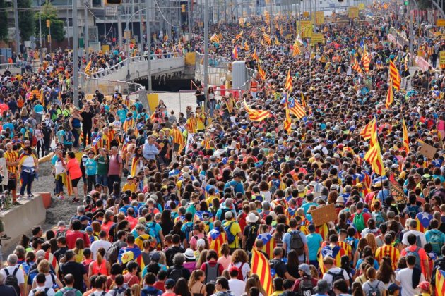 Entrada Marxes per la Llibertat Gran Via - Sergi Alcàzar