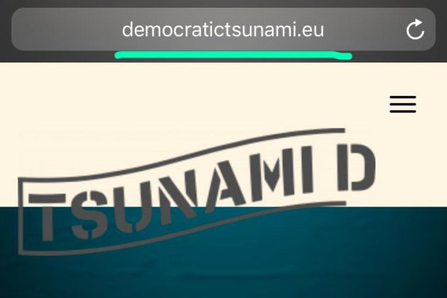 Tsunami Democrático. EU