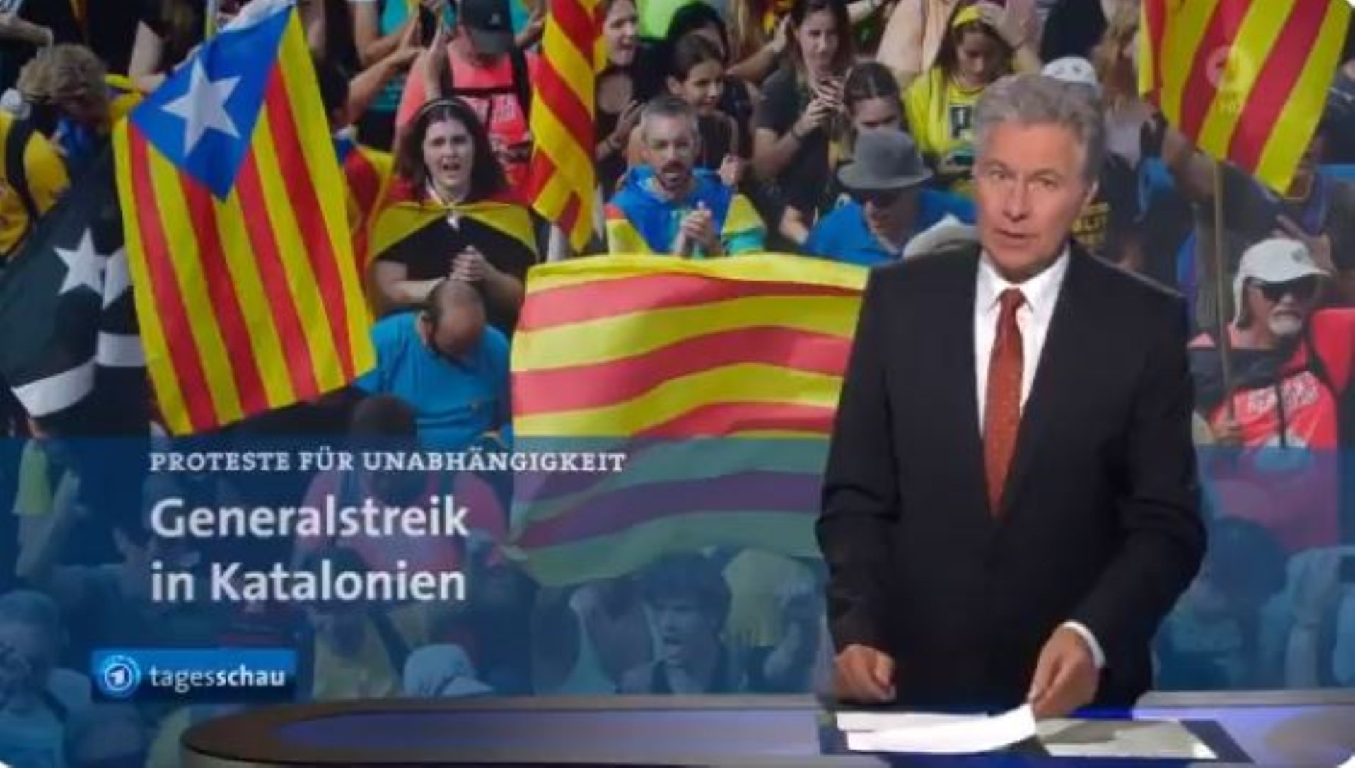 Catalunya gana a Sánchez, en el principal informativo de la TV alemana
