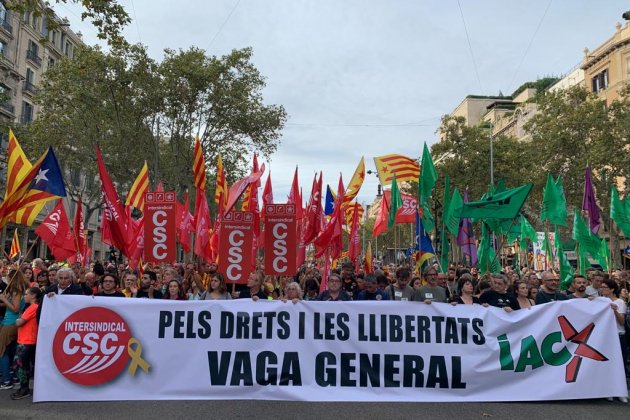 ELNACIONAL vaga general 18-o intersindical - marta lasalas