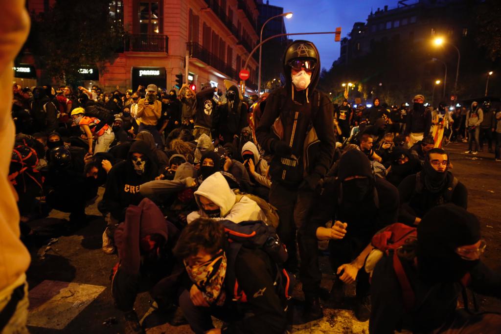 Arxivada la causa contra un dels detinguts en els aldarulls postsentència