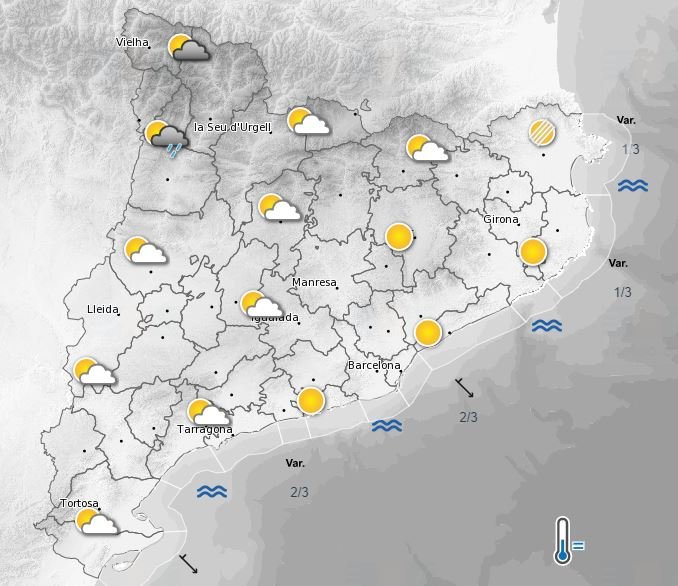mapa temps