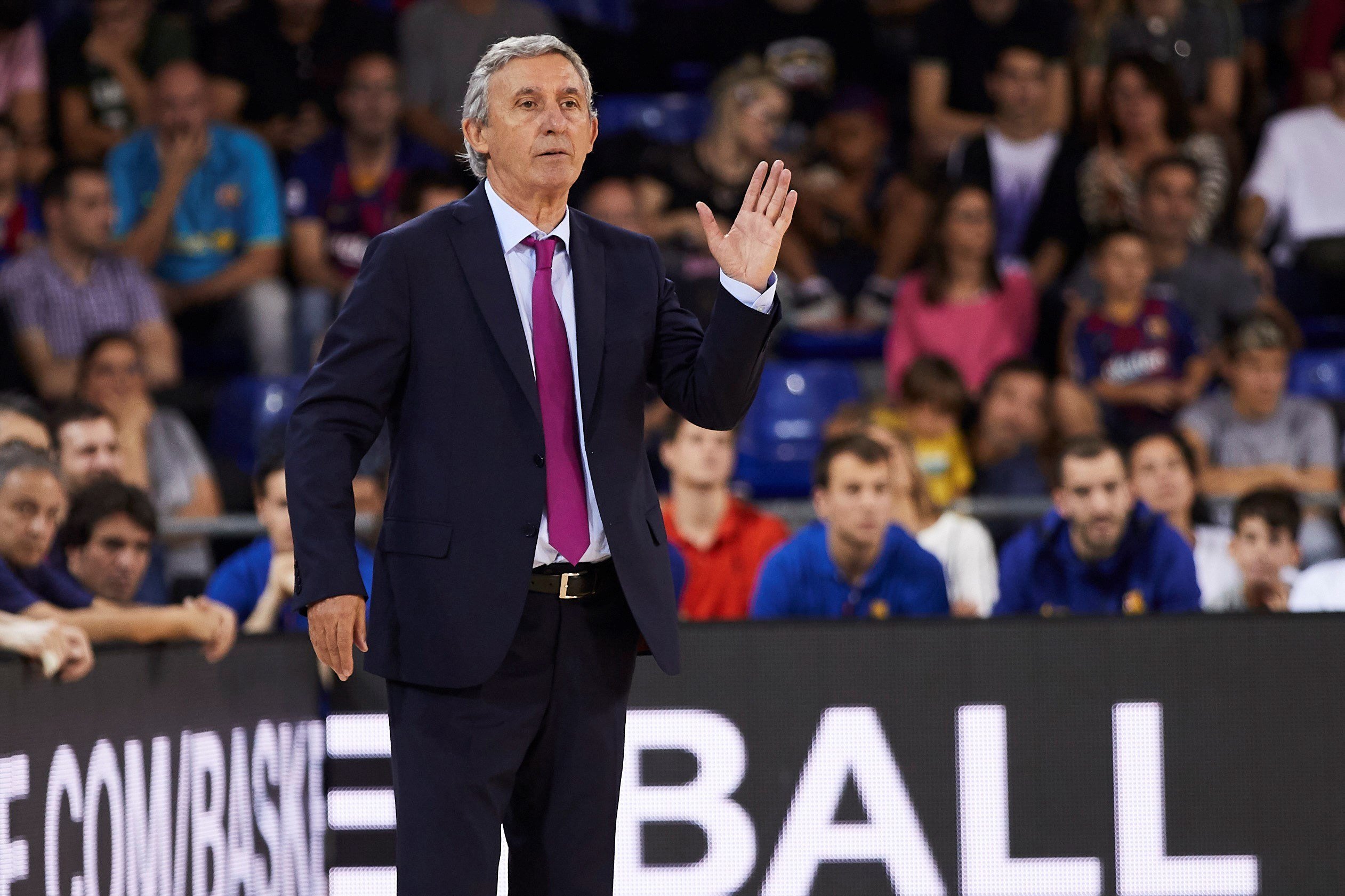 Pesic, entrenador del Barça de bàsquet: "La manifestació a Catalunya és positiva"