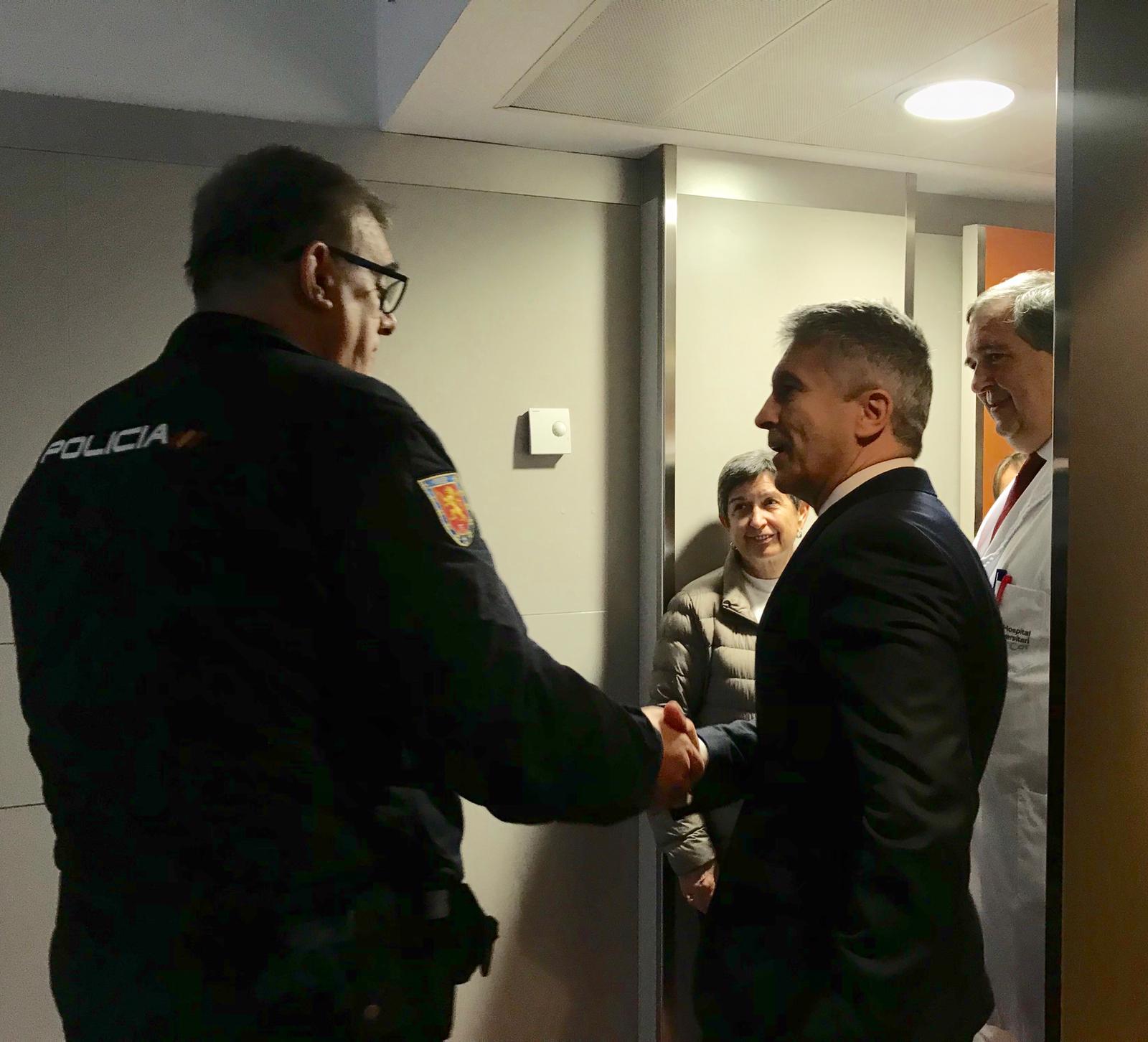 Marlaska espera que “la calma es mantingui” però no mourà la policia de moment