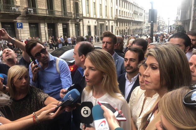 Cayetana atenció mitjans Via Laietana - Marina Fernàndez