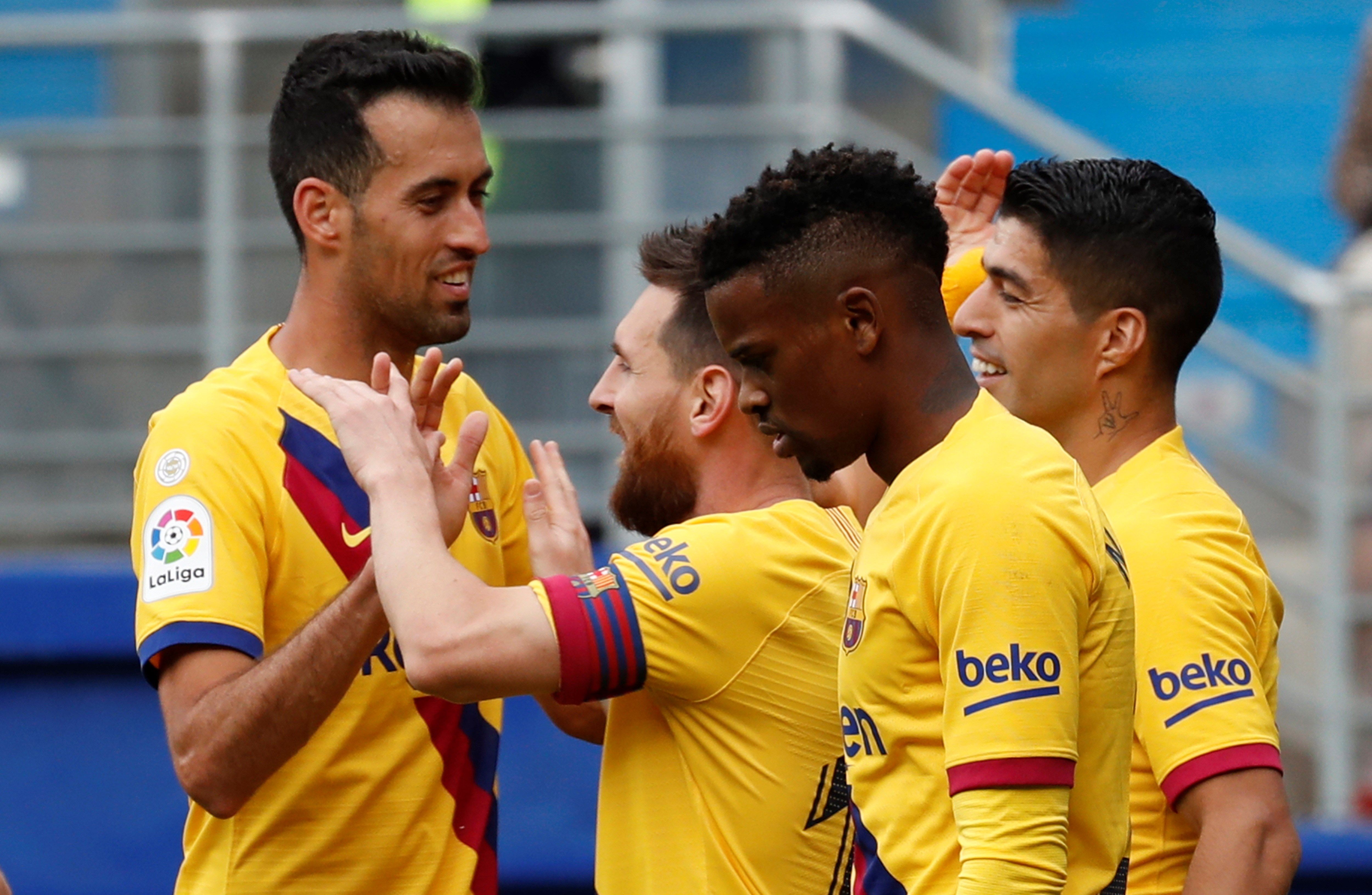 El Barça guanya amb una exhibició del trident