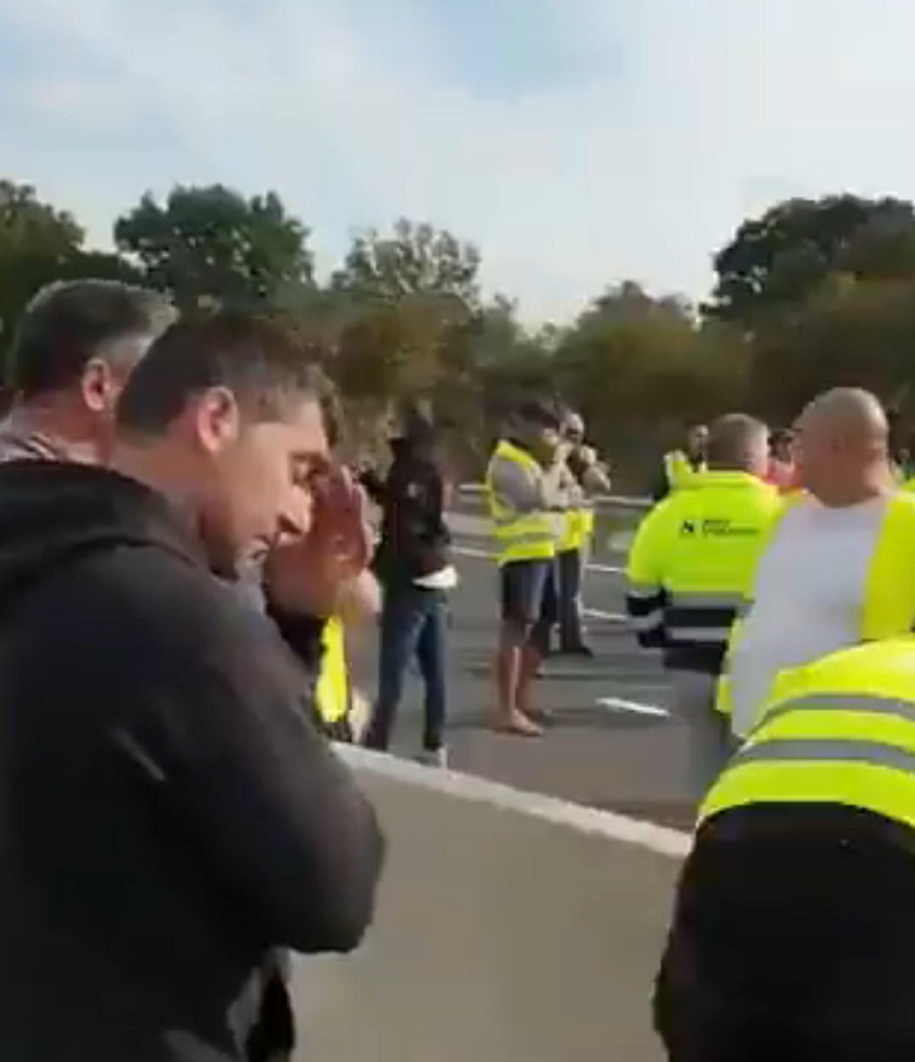 La autopista AP-7 bloqueada ahora en la Catalunya Nord