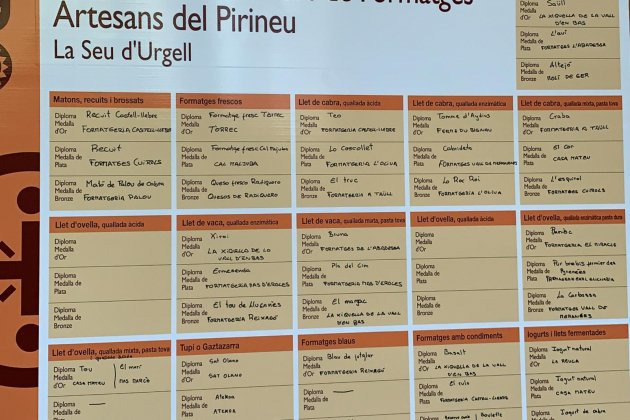 concurs de formatges seu urgell