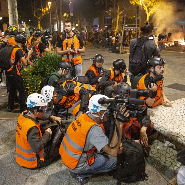 Periodistes Manifestacio Aldarulls Sentencia Proces - Sergi Alcazar