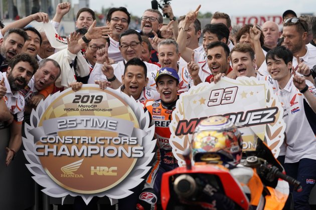 Marc Marquez equip Honda Motegi EFE Marc Marquez equip Honda Motegi EFE