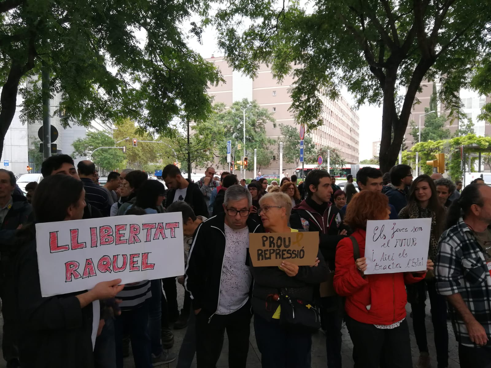 Concentració CDR Ciutat de la Justícia Anna Solé Sans