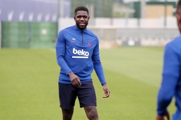 Samuel Umtiti entrenamiento octubre Barca @FCBarcelona
