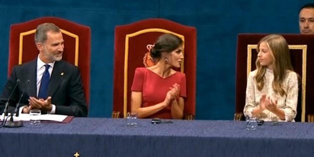 letizia riñe en su hija sofia princesa asturias - casa real