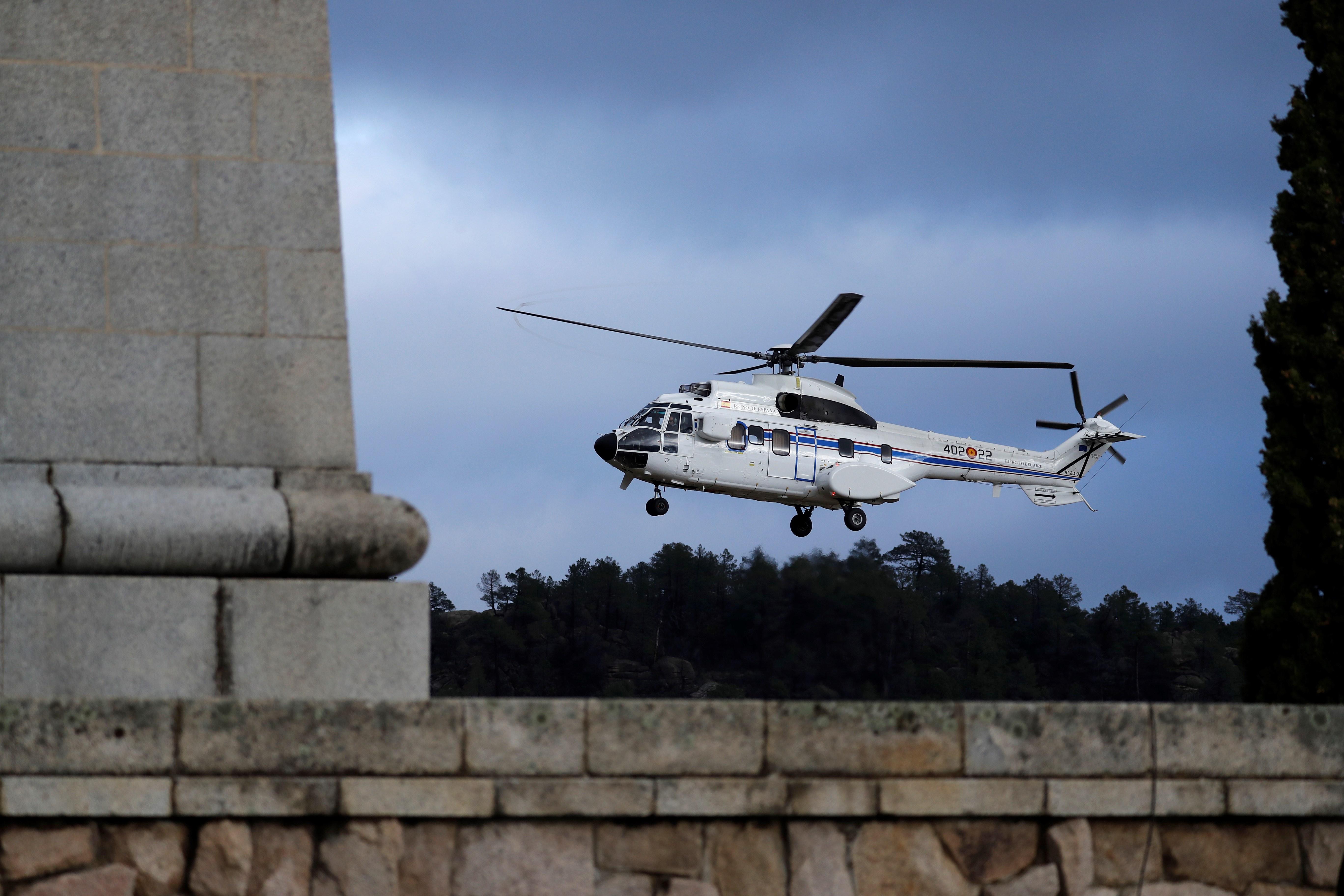 Exhumació Franco helicòpter Valle de los Caídos EFE