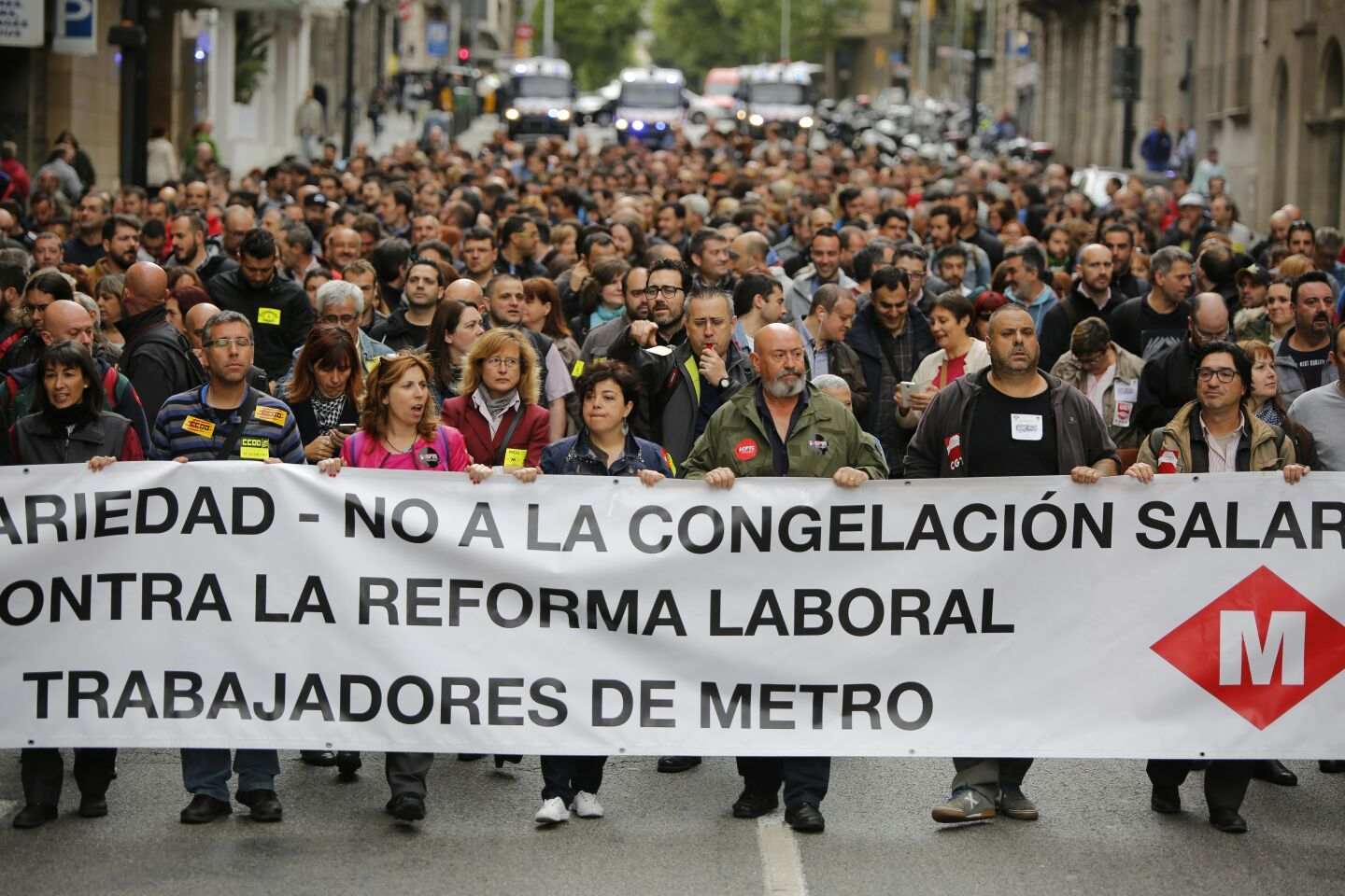 Els treballadors de TMB assenyalen l'Ajuntament com el responsable de la vaga