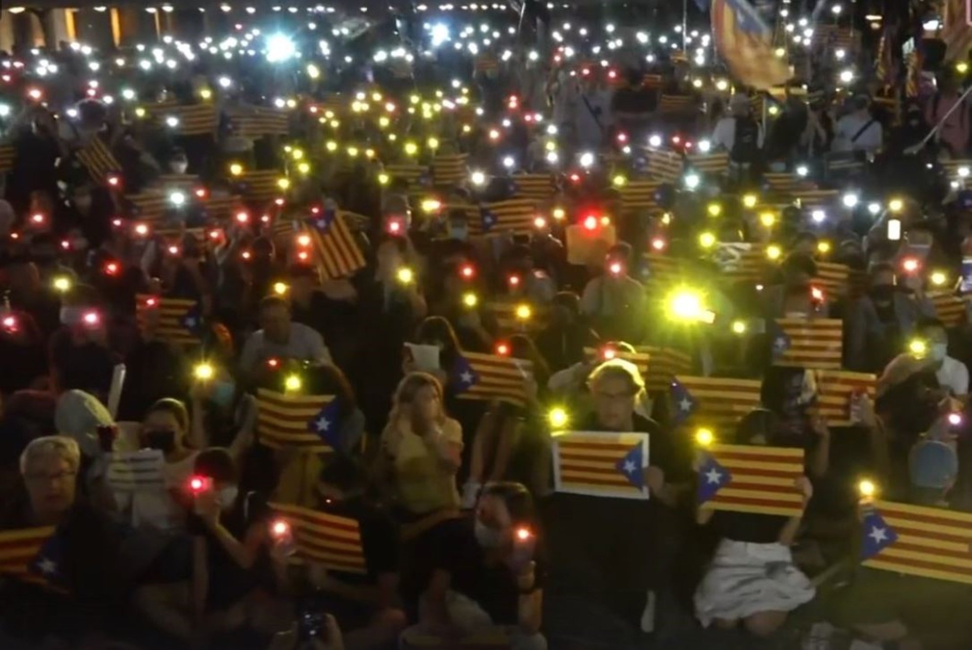 VÍDEO | Nueva concentración procatalana en Hong Kong