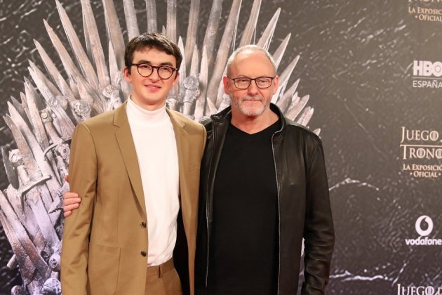 Liam Cunningham Isaac Hempstead Wright joc trons europa press