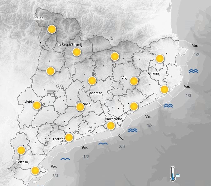 mapa temps