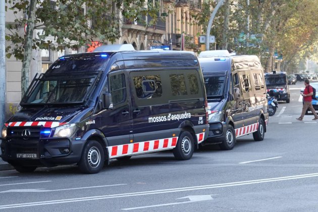 EL NACIONAL policia mossos esquadra manifestacio espanyolista marc ortin