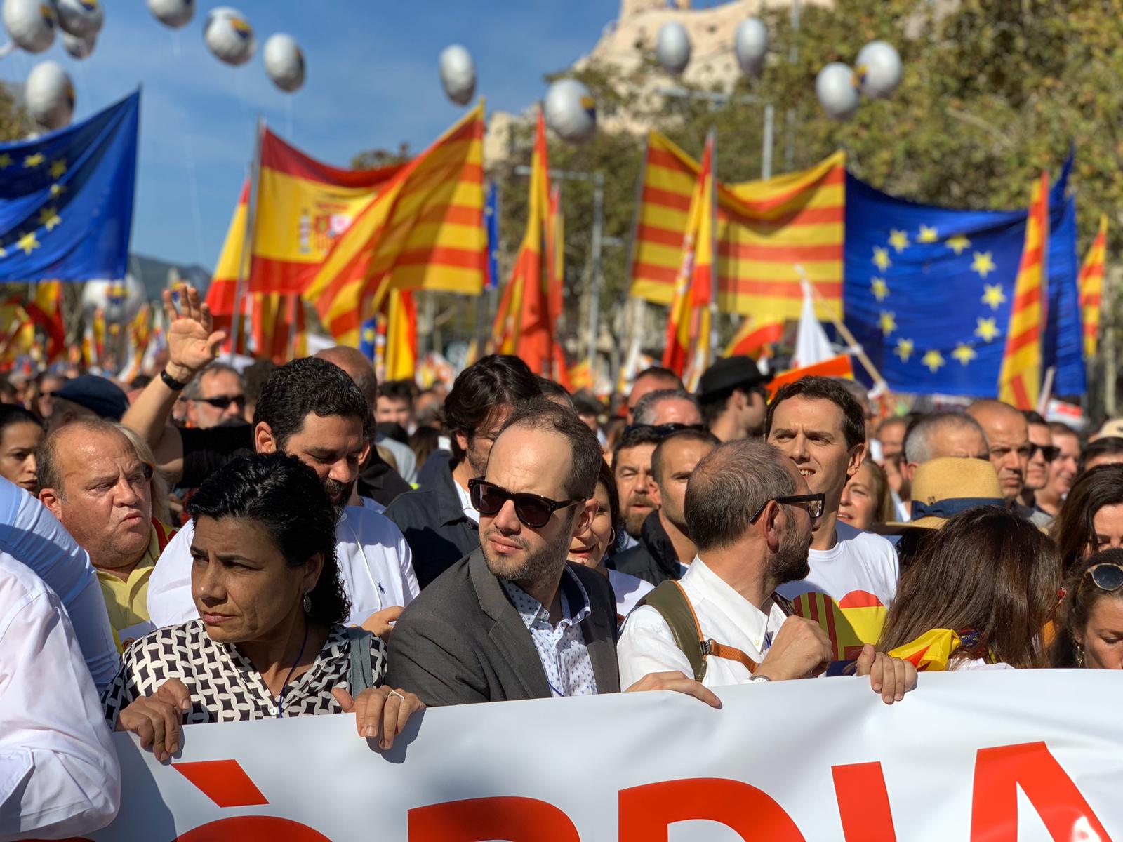 Albert Rivera manifestació unionista 27 O Marta Lasalas